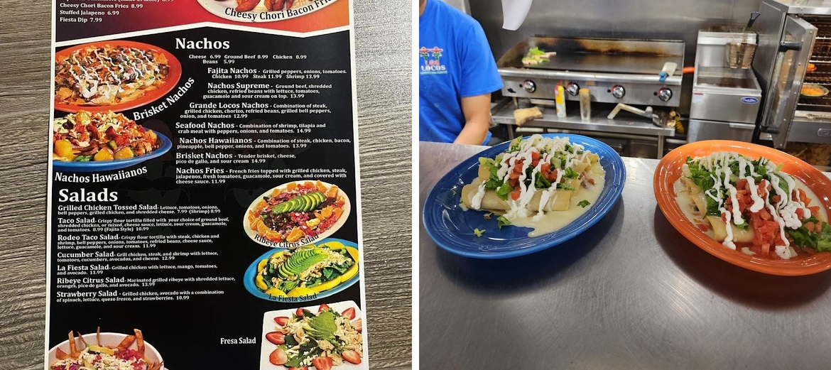 Los Locos Restaurant Menu
