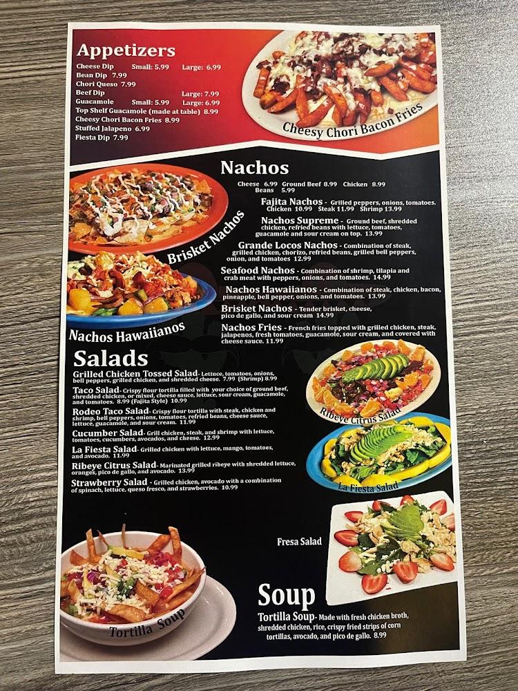 Los Locos Restaurant Menu image 1